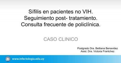 Sífilis en pacientes no VIH.