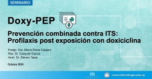 Prevención combinada contra ITS: Profilaxis post exposición con doxiciclina (Doxy-PEP)