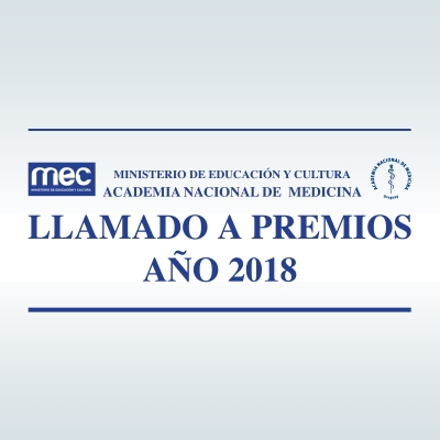 Llamado a Premios año 2018