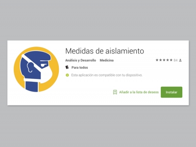 Medidas de aislamiento - app para Android