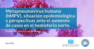 Metapneumovirus humano (hMPV), situación epidemiológica y perspectivas ante el aumento de casos en el hemisferio norte